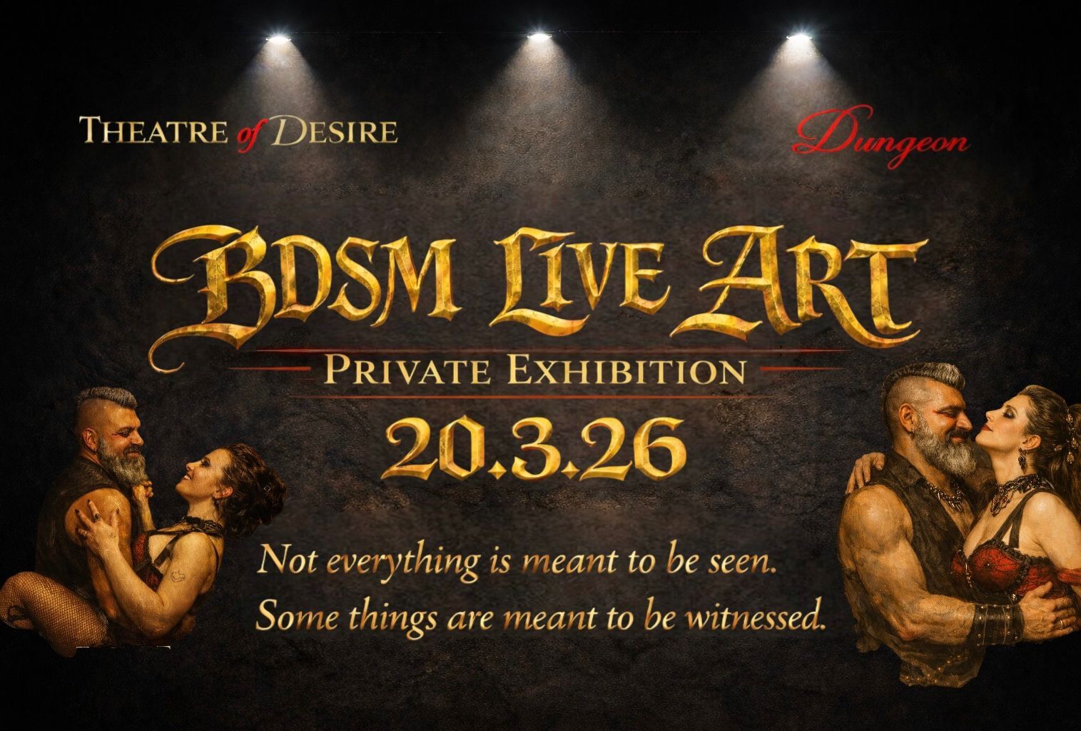 Nir & Dorin's Theatre Of Desire BDSM Live Art 20.3_Single Ticket